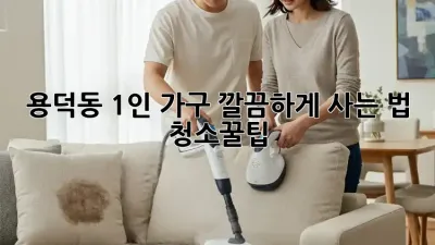 용덕동 1인 가구, 깔끔하게 사는 법✨ #청소꿀팁